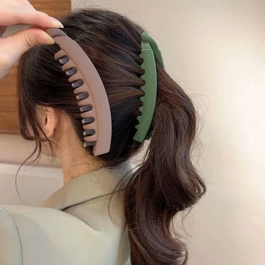 Fashionable banana hair clips for fine hair