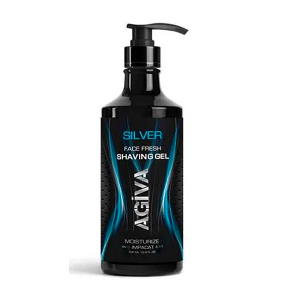 AGIVA Shaving Gel 500 ml Silver