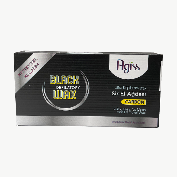 Agiss Agiss Heisswachs im Block 500g (Schwarz)