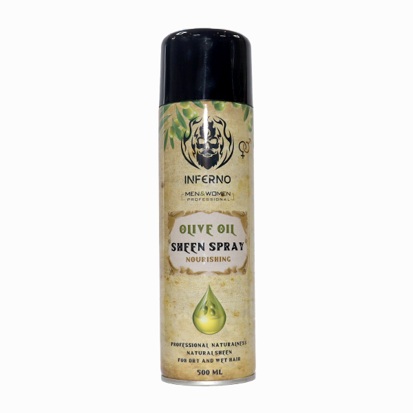 Laque pour cheveux à l'huile d'olive Inferno 500 ml