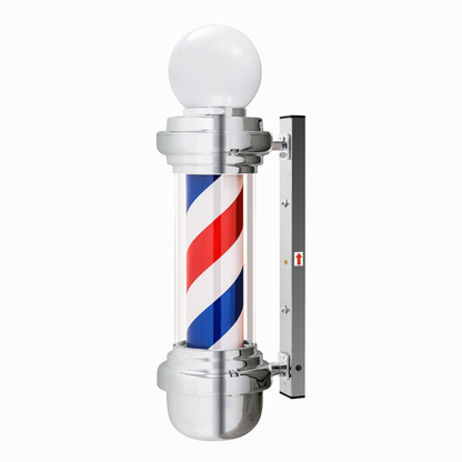 Led barber pole light ball barber pole hairdresser salon light