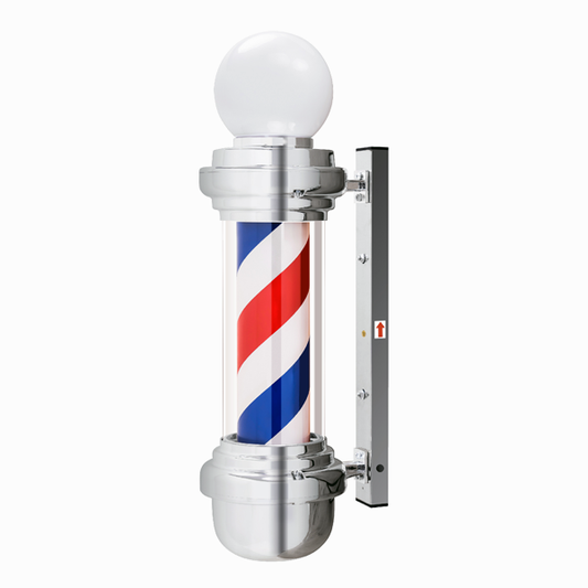 Led Barbierstab Leuchtkugel Barber Pole Friseur Salon Licht