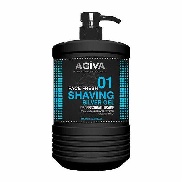 Agiva Shaving Gel 01 Silver 1000 ml