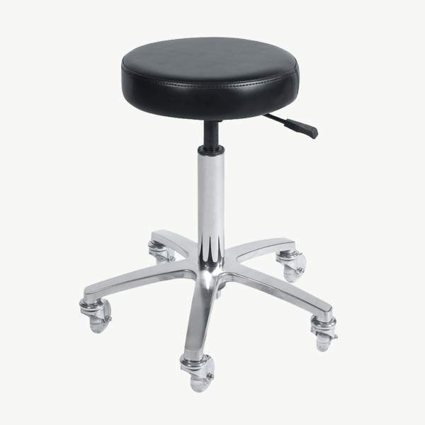 Crystal rolling stool