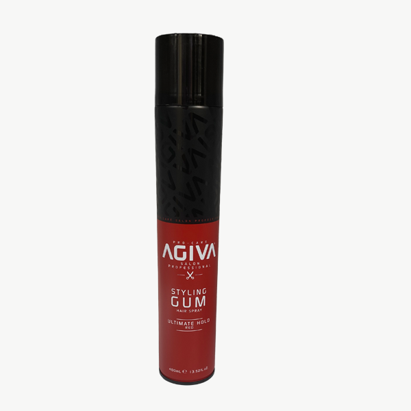Agiva Styling Gum Hair Spray Ultimate Hold Red 400 ml