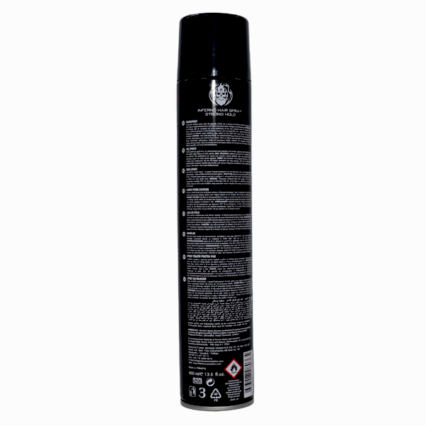 Inferno Powerfull Hairstylingspray BLACK 400ml