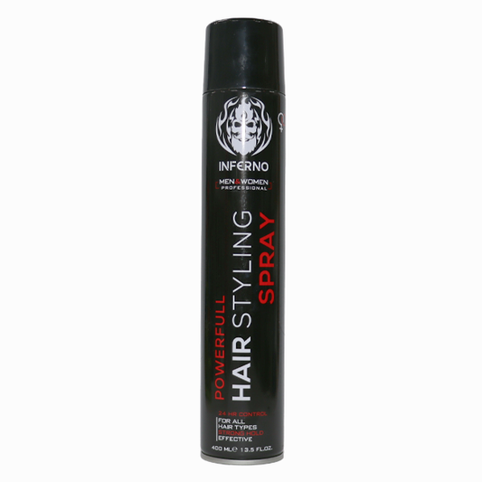 Inferno Powerfull Hairstylingspray BLACK 400ml