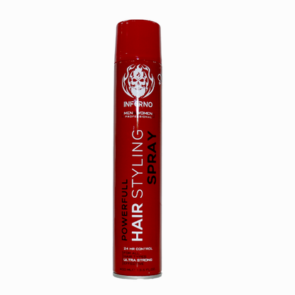 Inferno Powerfull Hairstylingspray RED 400ml
